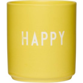 Design Letters Favourite Cup Happy, gul