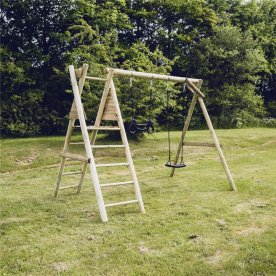 NORDIC PLAY gungställning med gunga och trapets