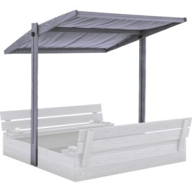 NORDIC PLAY Justerbart lock till sandlåda, grå