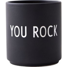 Design Letters Favourite Cup You Rock, svart
