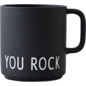 Design Letters Favourite Cup m. öra You Rock svart