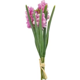 Bukett, hyacinter, rosa, H27 cm