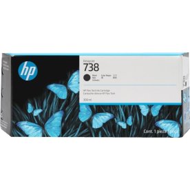 HP 738 DesignJet bläckpatron, 300 ml, svart