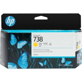 HP 738 DesignJet bläckpatron, 300 ml, gul