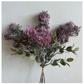 Konstgjord blomma, bunt, rosa, H35cm