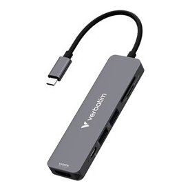 Verbatim USB-C Essentials Multiport Hub 6 portar