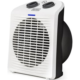 BLACK+DECKER 2000W värmefläkt, vit