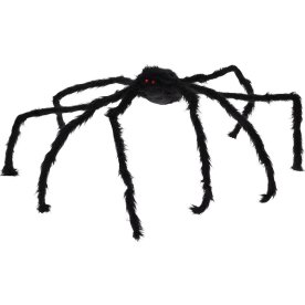 Stor Halloween spindel, svart, 150 cm