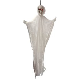 Hängande Spökesskelett m. Ljus/Ljud, H140 cm