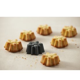 Blomsterbergs Flower Muffin Mould, silikon, 6 st.
