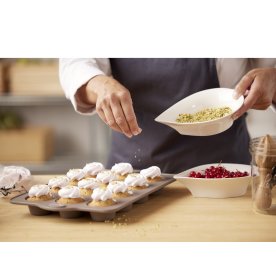 Blomsterbergs Muffinsform 12 fack, silikon, latte