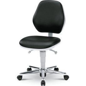 Renrum Arbetsstol, svart, ESD-konstläder, 47-61 cm