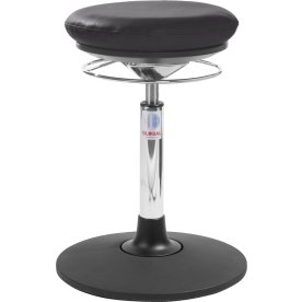 Pilates AirSeat-stol, svart, PU-läder,51-70cm,Sway