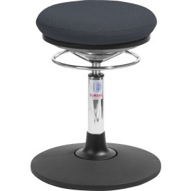 Pilates AirSeat-stol, svart, tyg, 42-55 cm, Sway