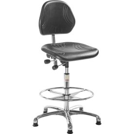 Comfort Arbetsstol, svart, ESD PU, 62-88cm, foder