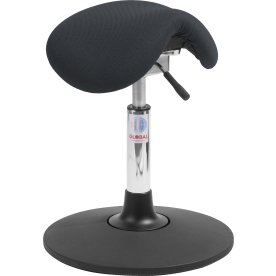 Mini Sadelstol, svart, tyg, 46-59 cm, Sway