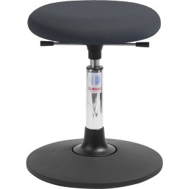 Beta stol, svart, tyg, 43-56 cm, Sway