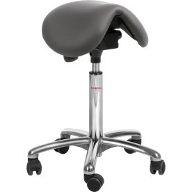 Dalton Sadelstol, Mörkgrå, Konstäder, 60-79cm, Alu