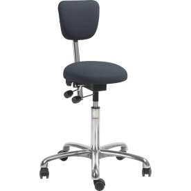 PAS Klinikstol, Svart, Tyg, 60-79 cm, Ryggstöd