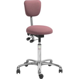 PAS Klinikstol, Rosa, Tyg, 60-79 cm, Ryggstöd