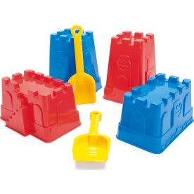 Dantoy Sandslott och spade set, 6 delar