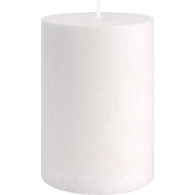 Blockljus, Shea-stearin, 6,7x10 cm, Vit