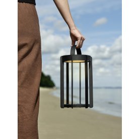Zone Firefly LED-lykta, Ø19 x H30 cm, svart