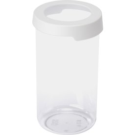 Förvaringslåda Vision, med skruvlock, rund, 1,45 L