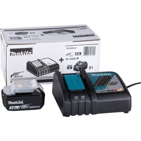 Makita batteripaket 1 X BL1830B + 1 X DC18RC