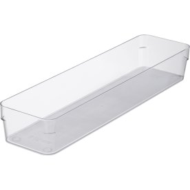 Compact Sort förvaringslåda, genomskinlig, 40x10cm