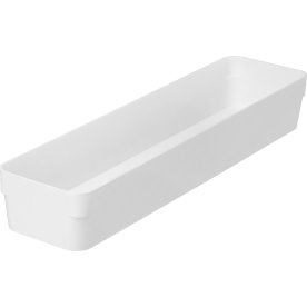 Compact Sort förvaringslåda, vit, 40x10cm
