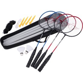 Badmintonset inkl. racketar, bollar och nät