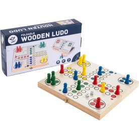 Brädspel Ludo 30x30 cm, Vikbart