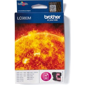 Brother LC980M bläckpatron, magenta, 260 s