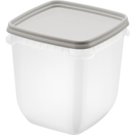Frysförvaringslåda, gråbrun, 1L, 3 st.