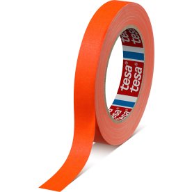 Tesa självlysande eventtejp, 25mm x 19m, orange