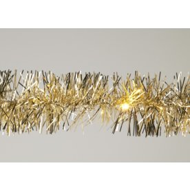 Ljusslinga med LED, 10 m, champagnefärgad