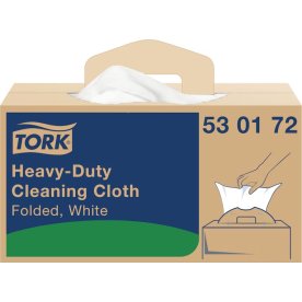 Tork W7 kraftig torkduk, vit, 1-lagers, 180 st.