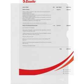 Esselte CopySafe mapp, A4, PP, 0,12 mm, 100 st.