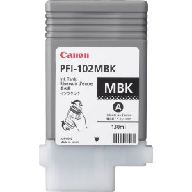 Bläckpatron Canon PFI-102MBK Svart 130 ml