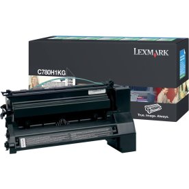 Lasertoner Lexmark C780H1KG Svart 10 000 sidor