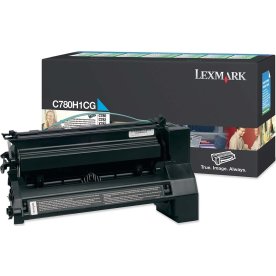 Lasertoner Lexmark C780H1CG Blå 10 000 sidor
