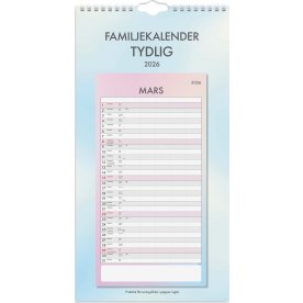 Burde 2026 Familjekalender, Tydlig