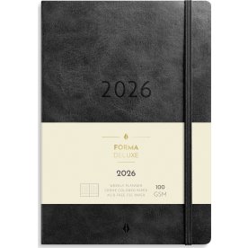 Burde 2026 Kalender, Agency Forma Deluxe, Svart