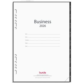 Burde 2026 Kalender grundsats, Business