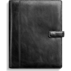 Burde 2026 Systemkalender Business, skinn, Svart