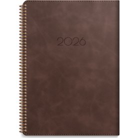 Burde 2026 Kalender, Business Twist, Brun