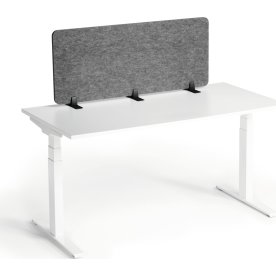 Durable Bordskärm EFFECT 120, 1,2 m, grå