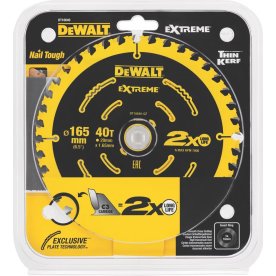 DEWALT cirkelsågklinga, 165x20mm, 40 ton.
