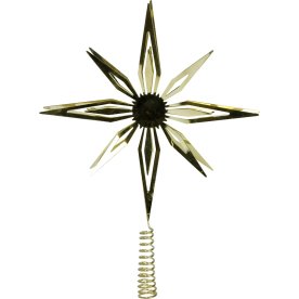 Toppstjärna, H34 x Ø25cm, guld